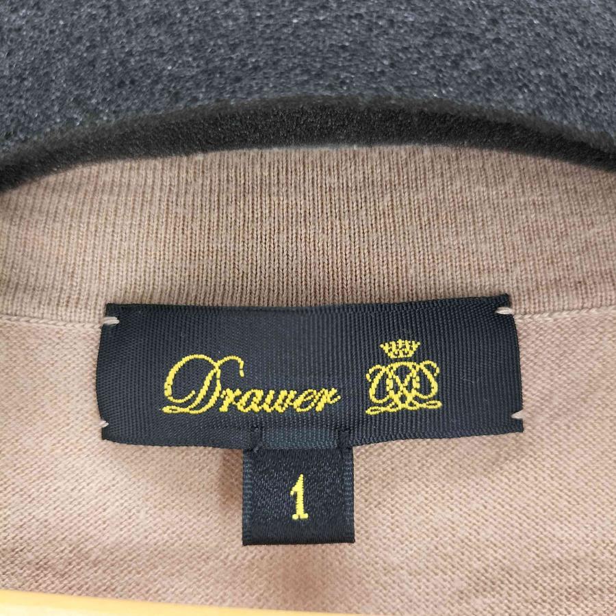 DRAWER（ドゥロワー） 18Gコットンカシミヤ天竺編みVネック