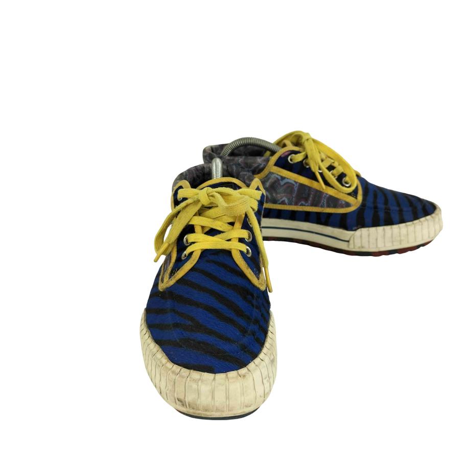 KENZO（ケンゾー） HELIX 虎柄 ハラコ ローカットスニーカー メンズ 