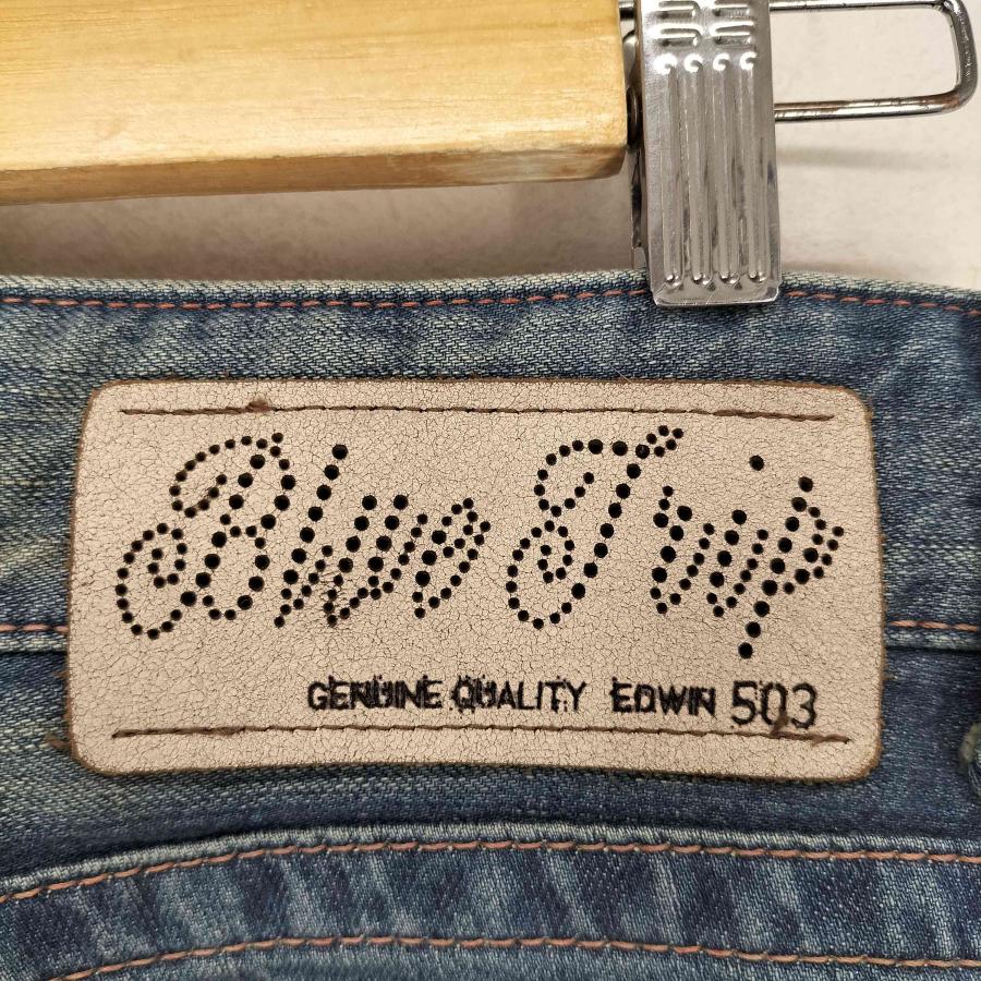 EDWIN（エドウィン） 503 ブルートリップ ターコイズボタン デザイン