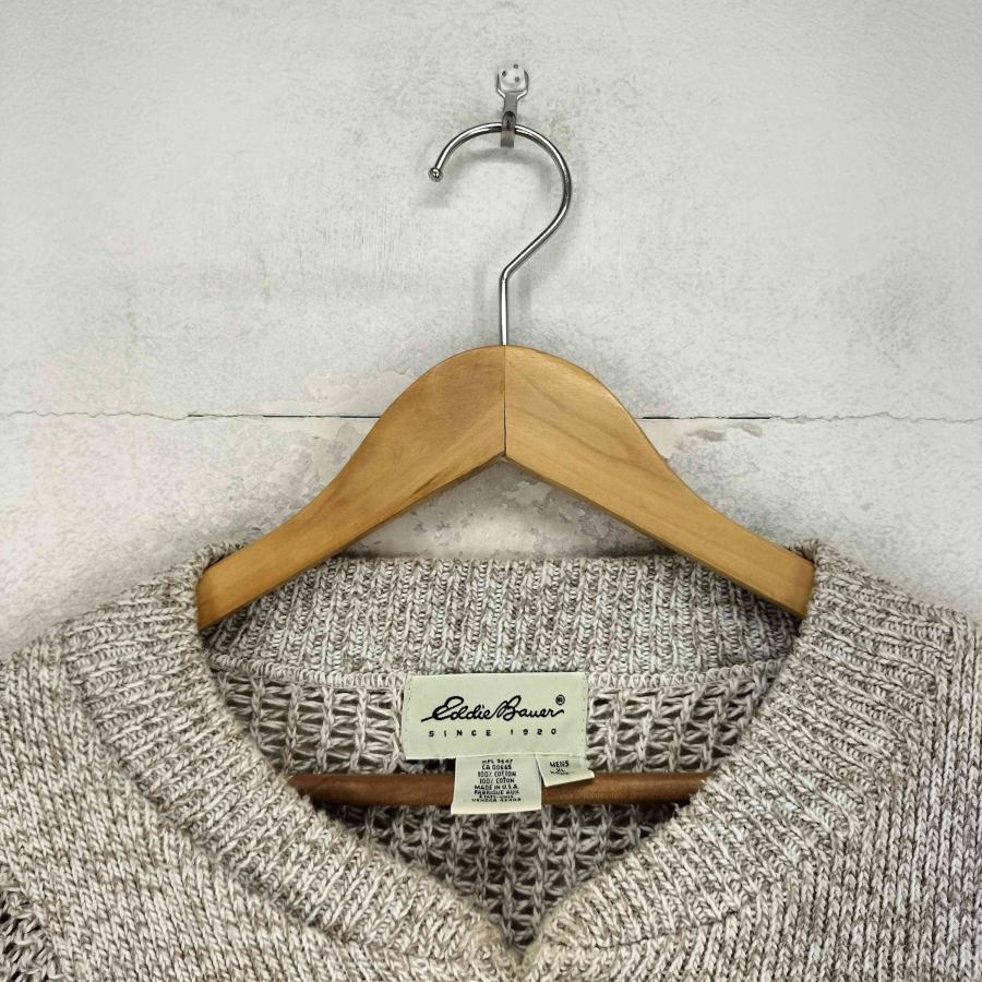 Eddie Bauer（エディーバウアー） MADE IN USA 白タグ ヘンリーネック 