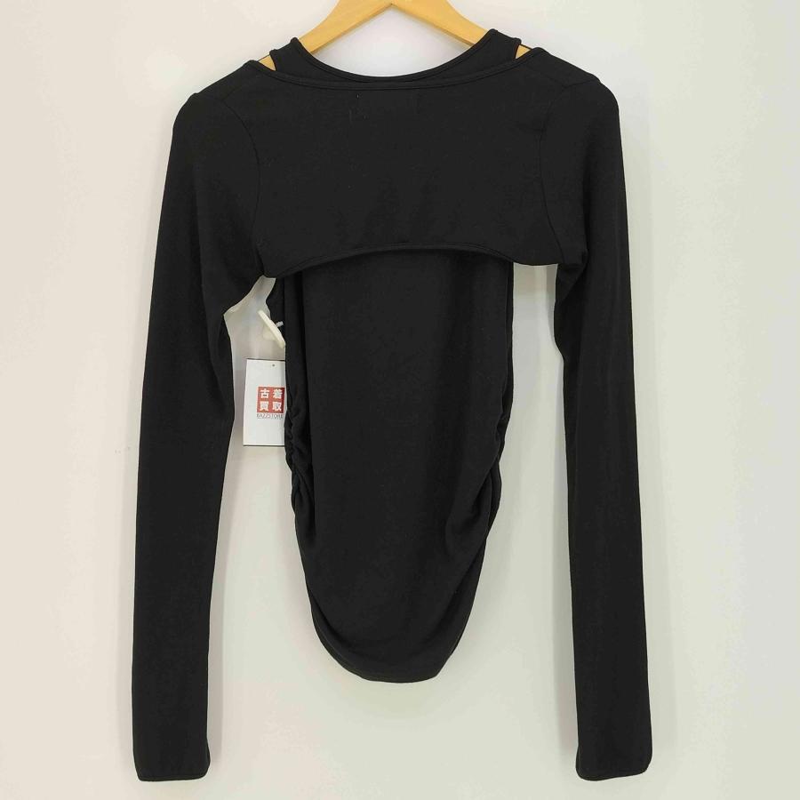 トップス ANDMARY Hannah check tops black AND MARY(アンドマリー) Hannah check tops レディース FREE 中古 古着