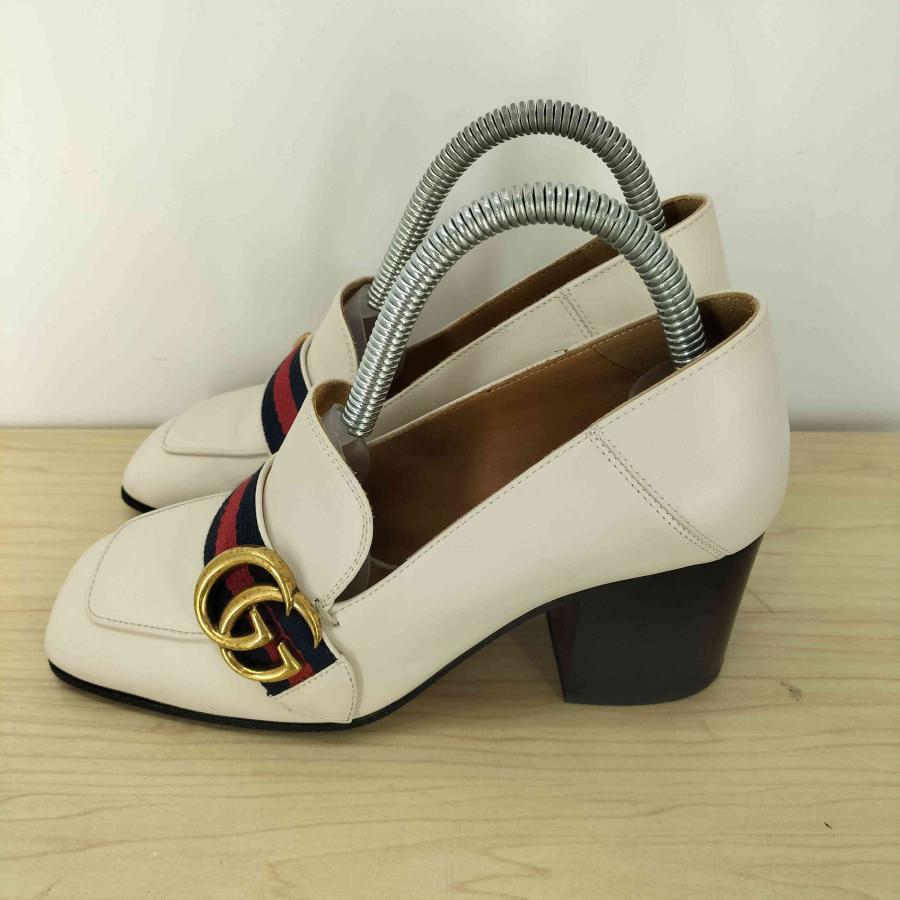 GUCCI（グッチ） GGマーモント ヒールローファー レディース 34 1/2