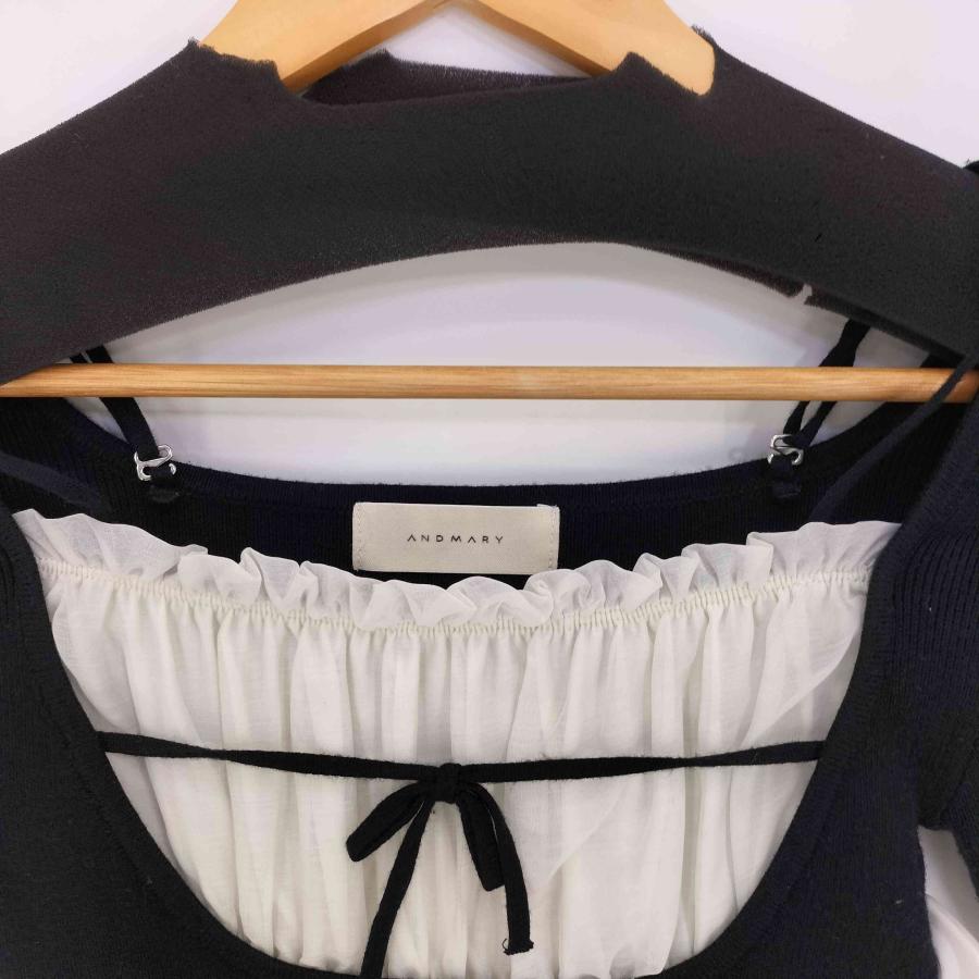 AND MARY(アンドマリー) Mew frill tops レディース FREE 中古 古着