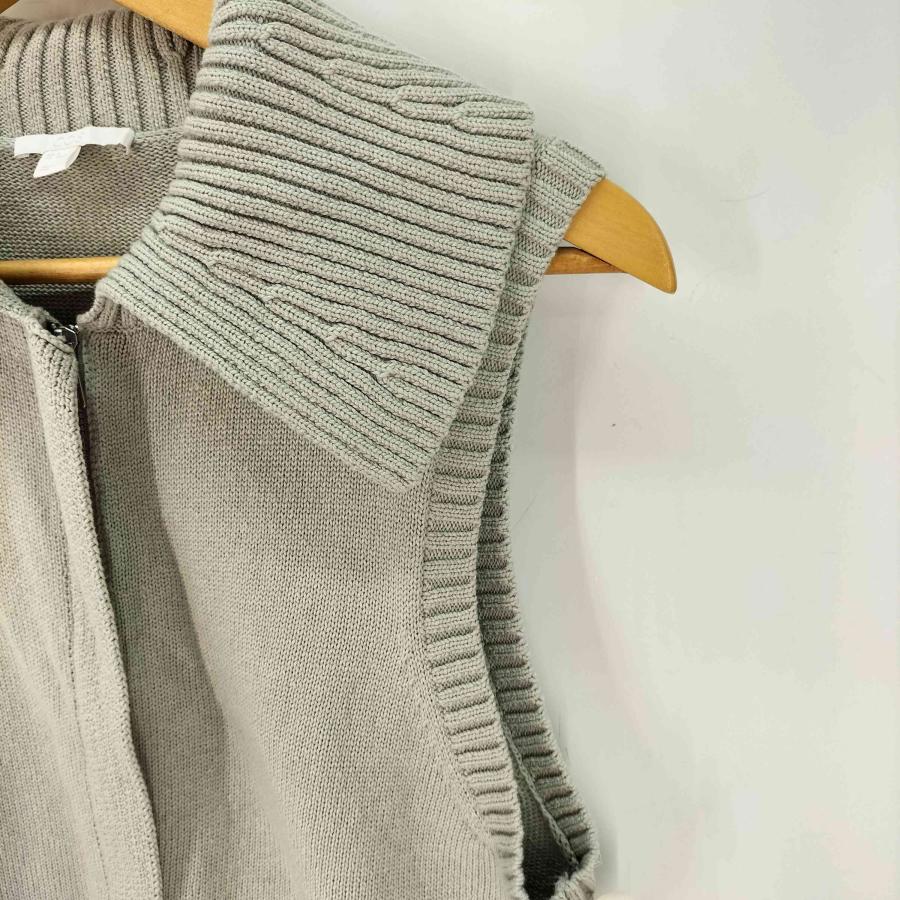 COS(コス) ジップアップ カラー ニットベスト レディース import：M 