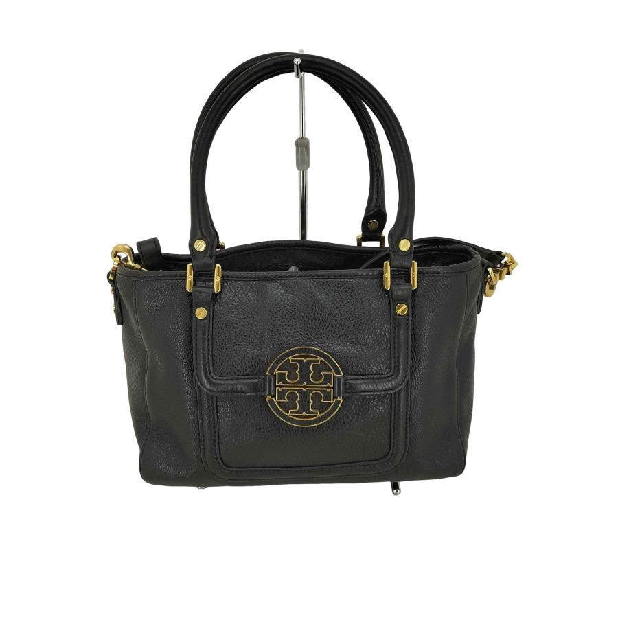 【美品】トリーバーチ アマンダ 2way ハンドバッグ ショルダー レザー　本革 TORY BURCH（トリーバーチ） アマンダ レザー 2wayショルダーバッグ