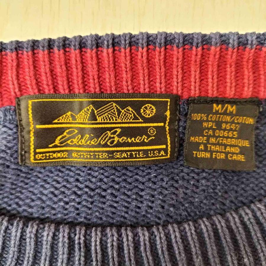Eddie Bauer（エディーバウアー） 80-90S 黒タグ後期 コットンニット 