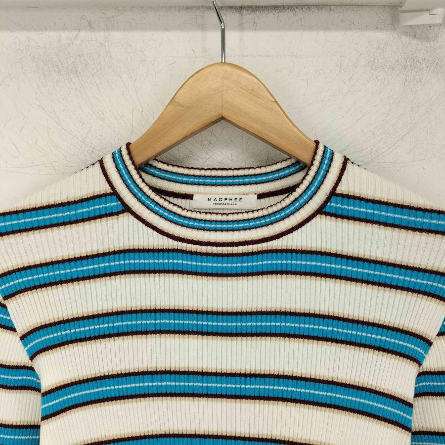 MACPHEE（マカフィー） コットンリブ クルーネックプルオーバー
