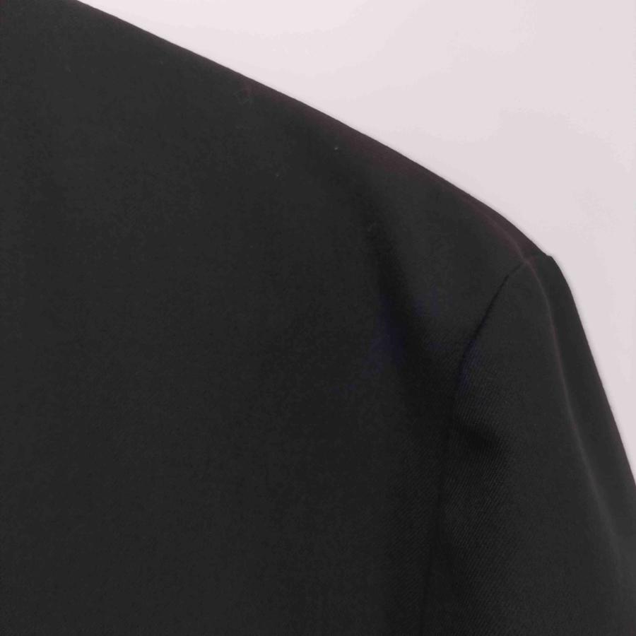 MORGAN HOMME（モルガンオム） レーヨン混 ノーカラージャケット 