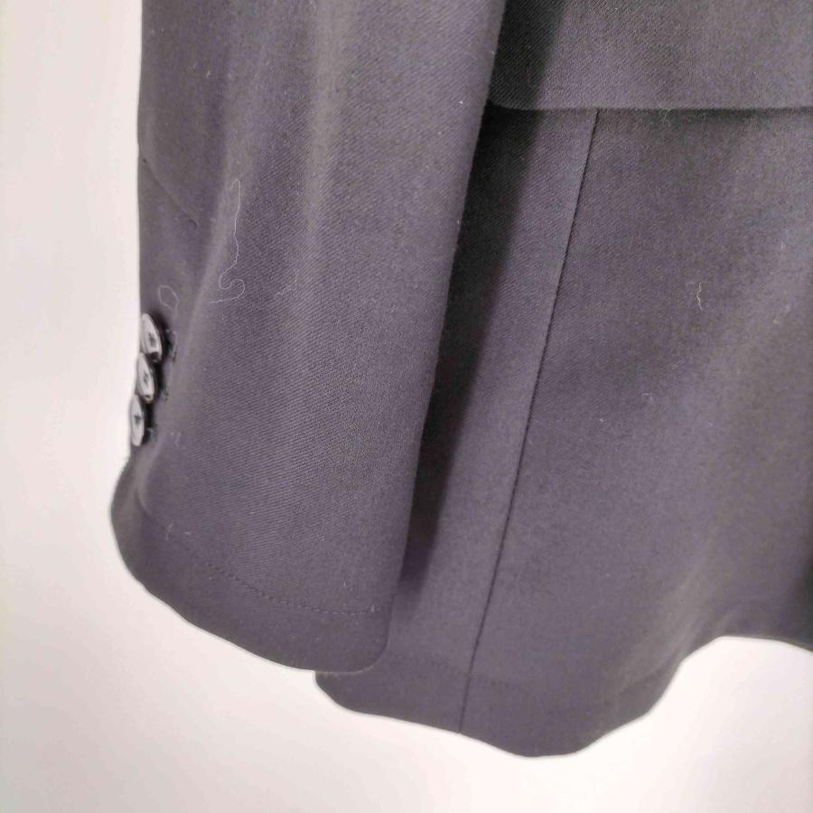 MORGAN HOMME（モルガンオム） レーヨン混 ノーカラージャケット 