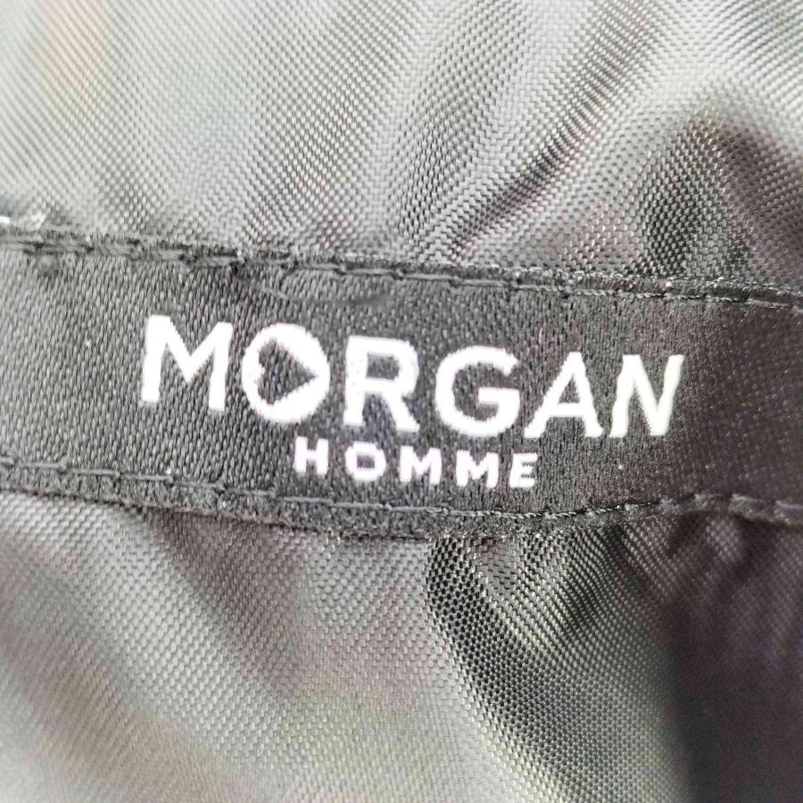 MORGAN HOMME（モルガンオム） レーヨン混 ノーカラージャケット 