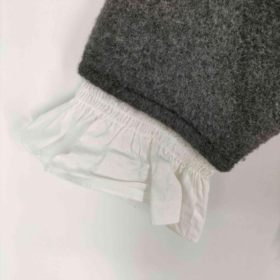 ZARA（ザラ） ポプリンコンビニットジャケット レディース import：M