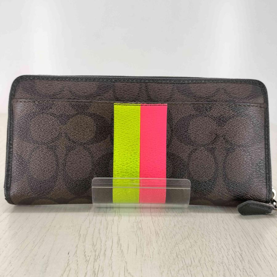 COACH（コーチ） ラウンドファスナー シグネチャー長財布 レディース 