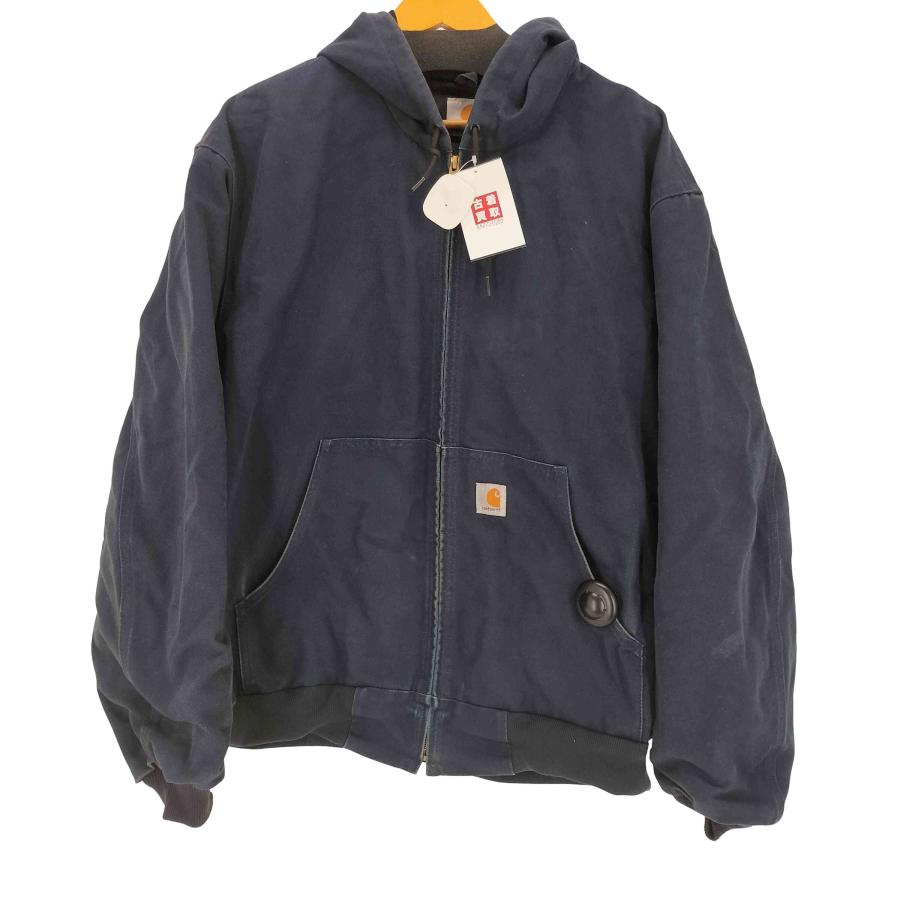 carhartt アクティブジャケット　ブラック　usa製 裏サーマル　Sサイズ Carhartt（カーハート） USA製 サーマル裏地 ダックアクティブ