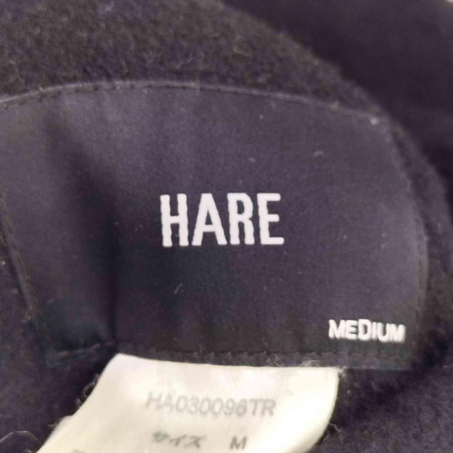 HARE（ハレ） メルトンチェック リバーシブルガウンコート メンズ M 