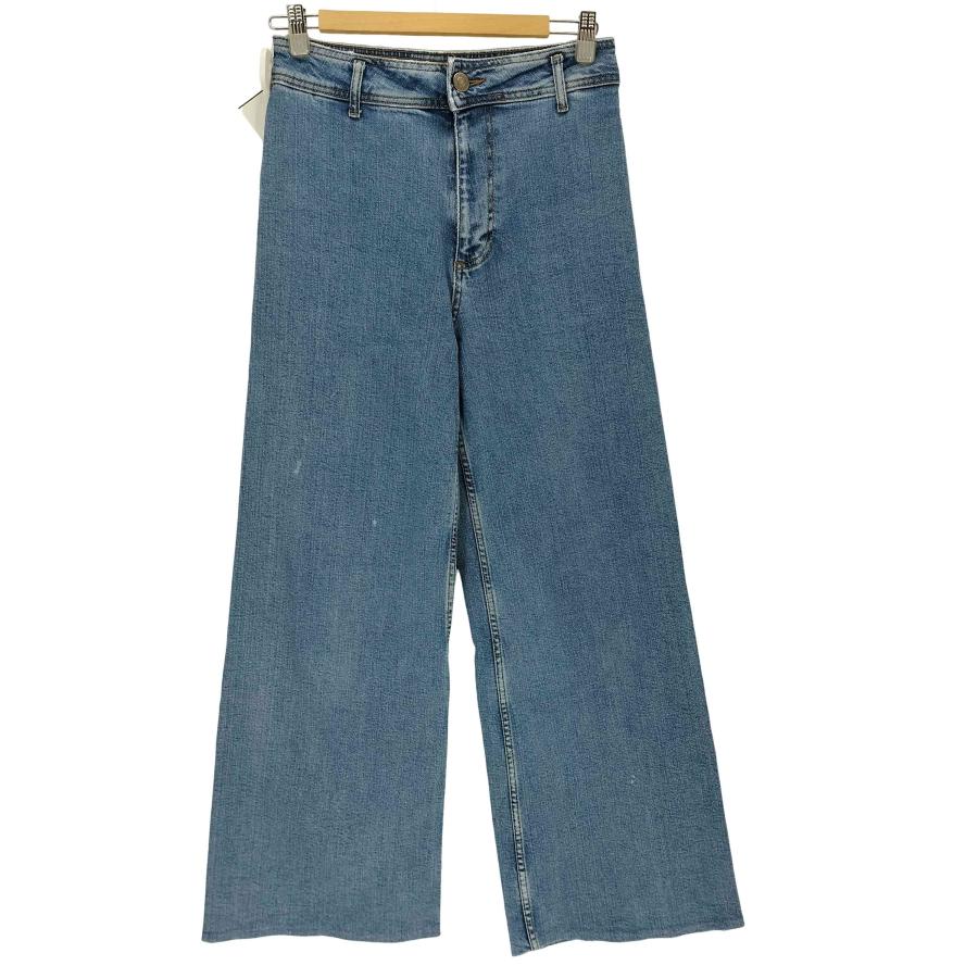 ZARA（ザラ） ワイドレッグ ストレートデニムパンツ レディース EUR 38