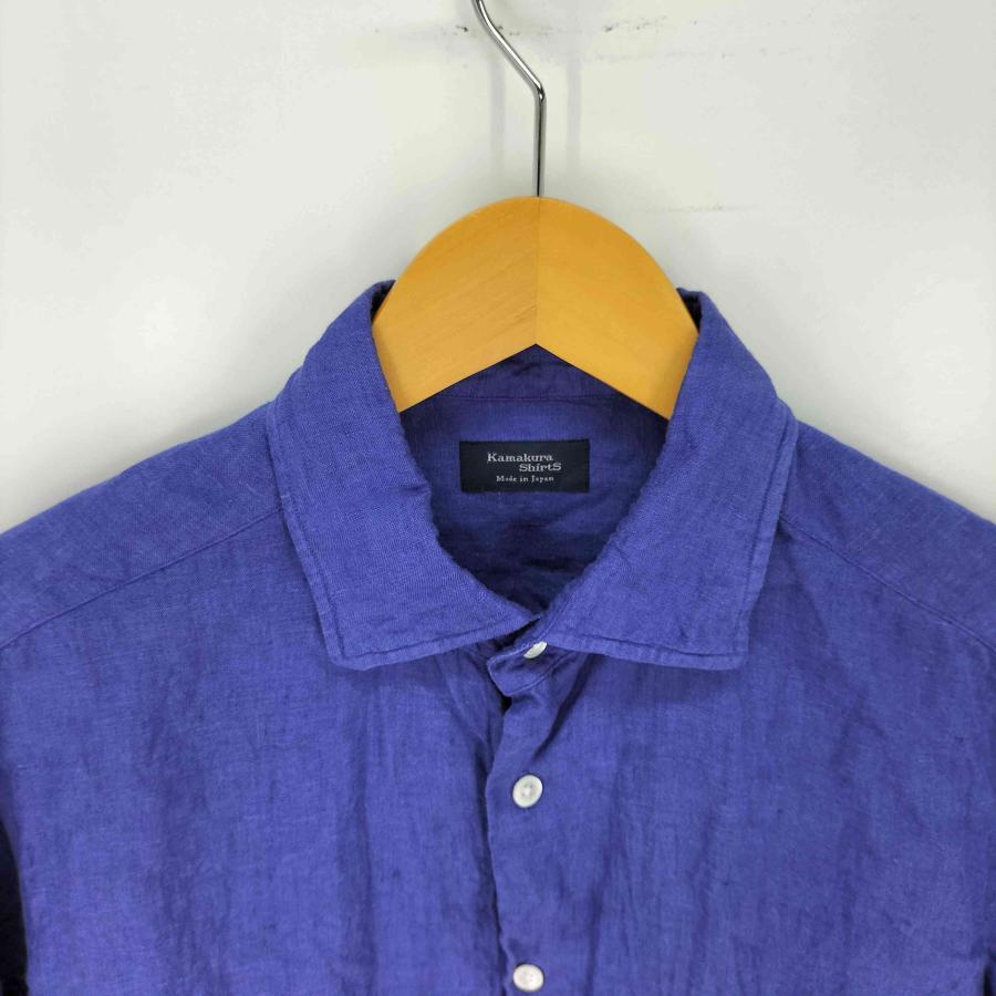 鎌倉シャツ(カマクラシャツ) ベルギーリネンシャツ メンズ JPN：L 中古