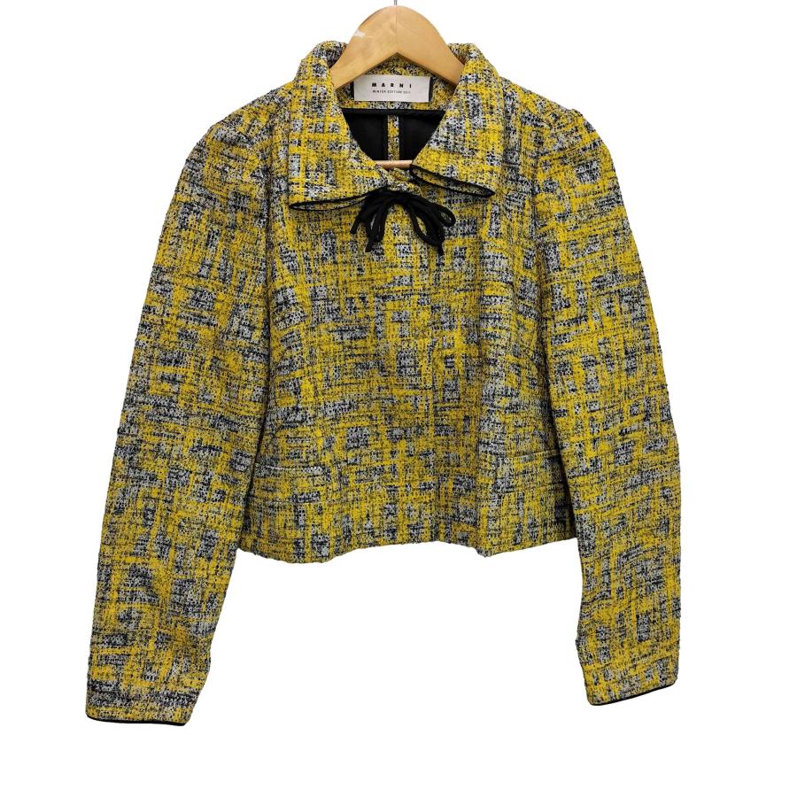 MARNI（マルニ） リボンデザイン サマー ツイードジャケット 