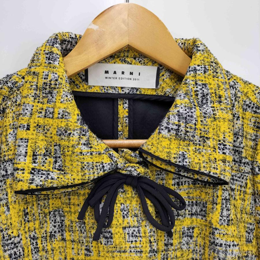 MARNI(マルニ) リボンデザイン サマー ツイードジャケット レディース 