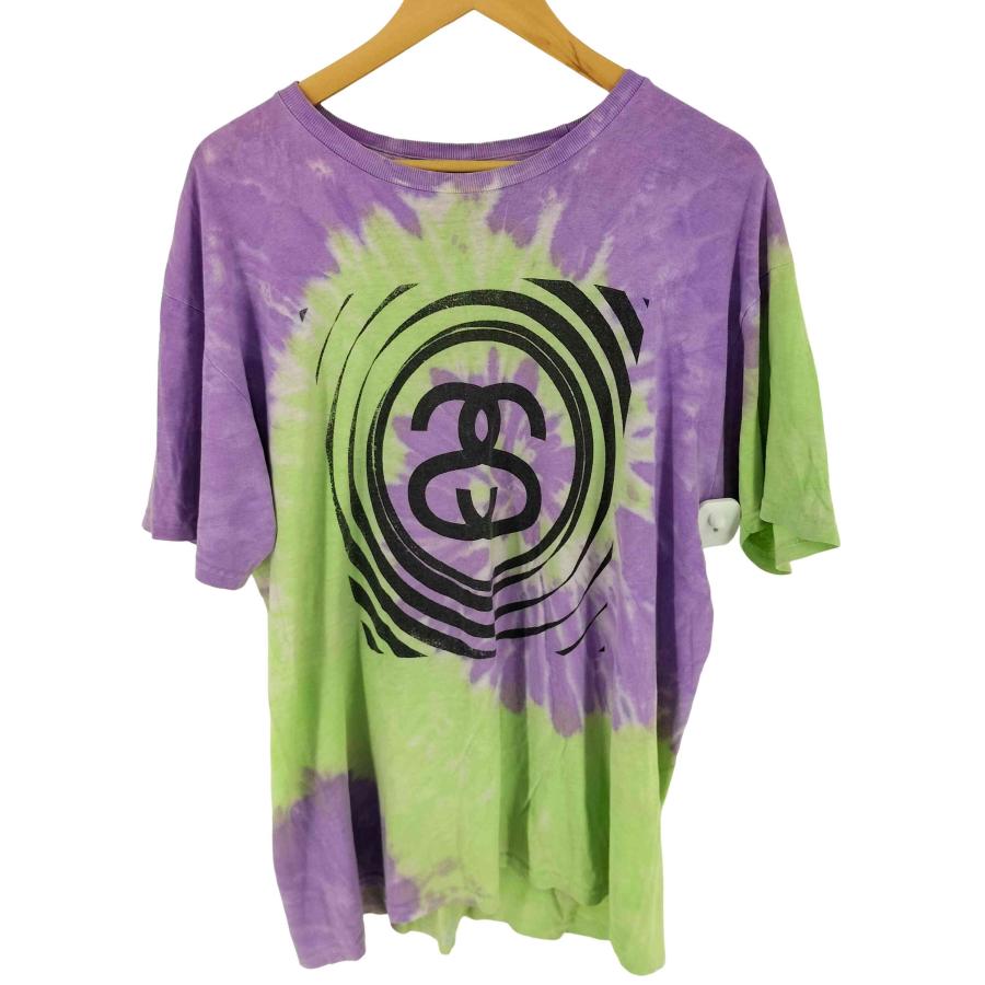 STUSSY（ステューシー） SSリンクロゴプリント タイダイ柄Tシャツ 