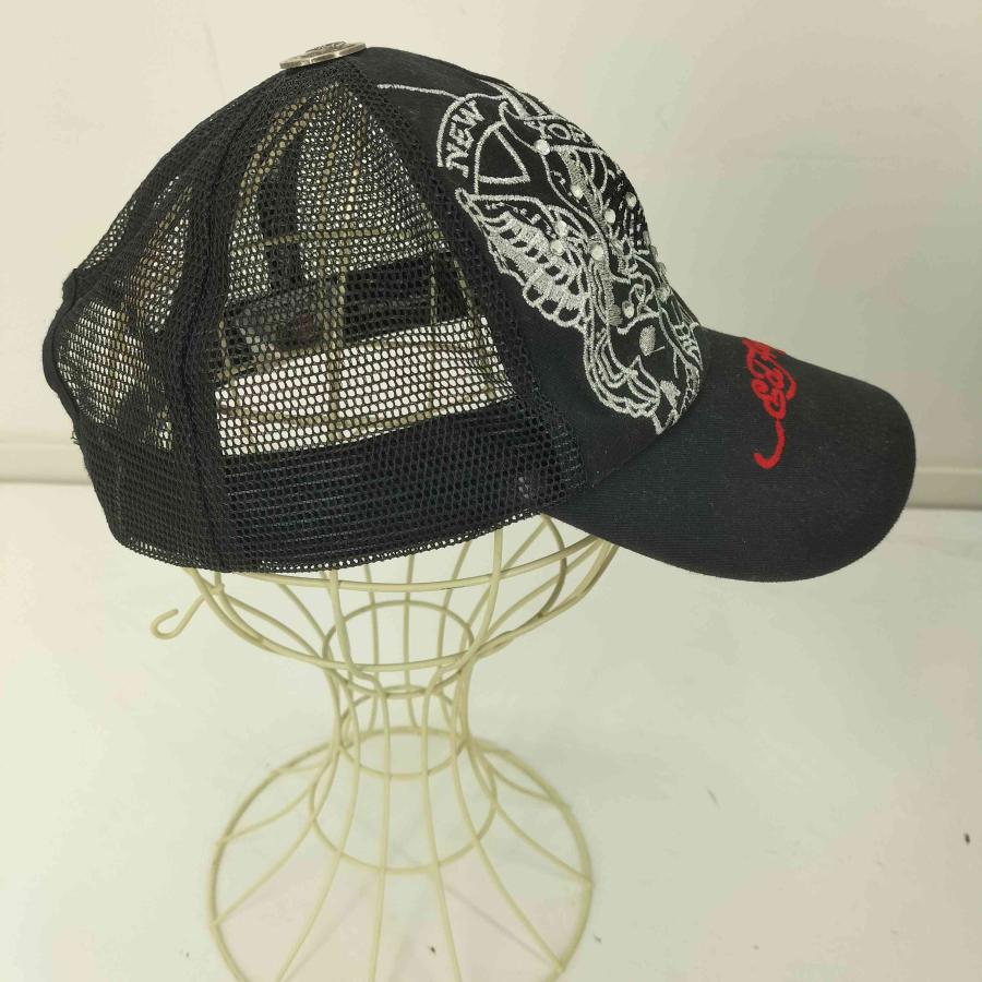 Ed Hardy（エド・ハーディー） タイガー 虎 刺繍 メッシュ キャップ
