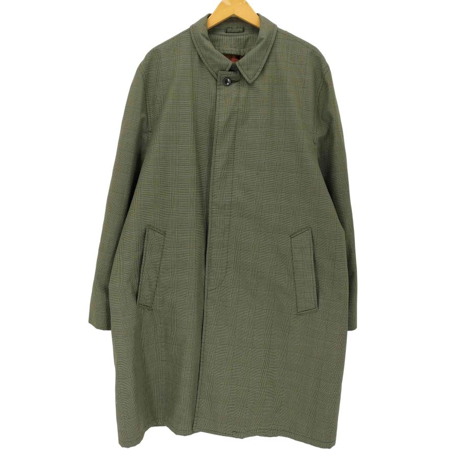 USED古着(ユーズドフルギ) 90s グレンチェック ステンカラーコート 