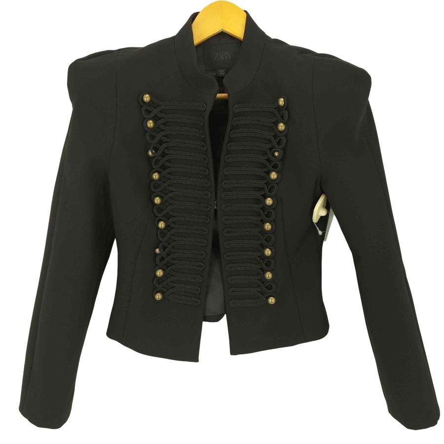 ZARA】 ストライプ柄フィットブレザー M ナポレオン ジャケット