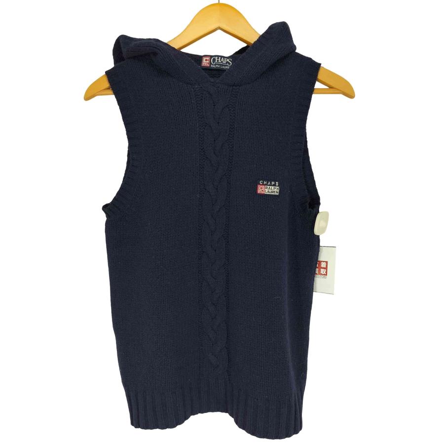 新品　ラルフローレン　CHAPS ベスト　ダウン　polo 古着　ビンテージ CHAPS RALPH LAUREN(チャップスラルフローレン) フード付きニット