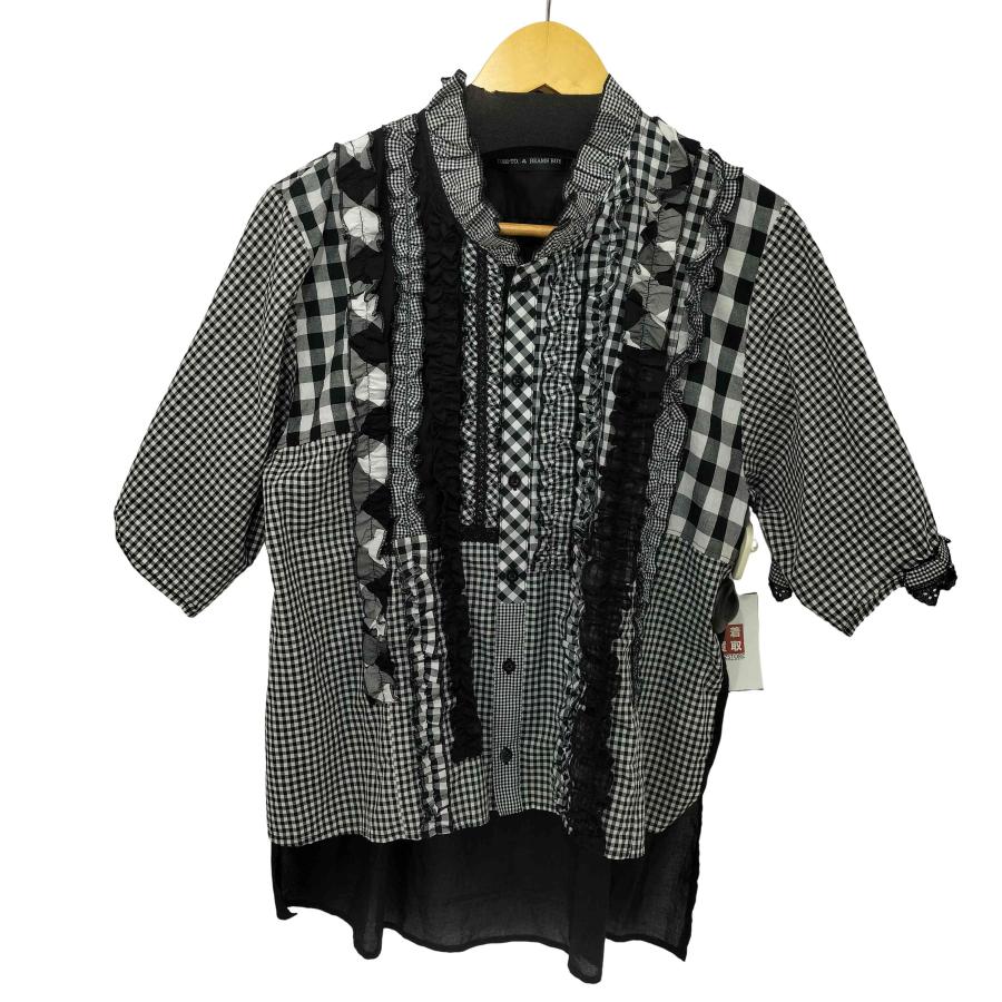 BEAMS BOY（ビームス ボーイ） 26SS 別注 ギンガム フリル シャツ