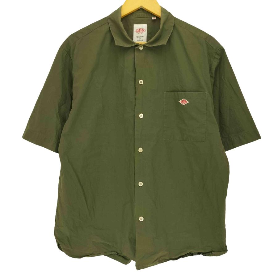 Danton（ダントン） 22SS ロゴワッペン S/S ワークシャツ メンズ FR