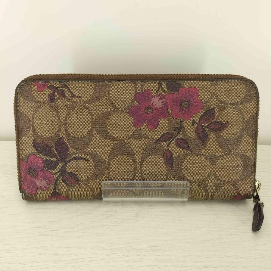 新品・未使用コーチCOACH 長財布 フローラルプリント COACH（コーチ） フローラルプリントラウンド長財布 レディース 表記無