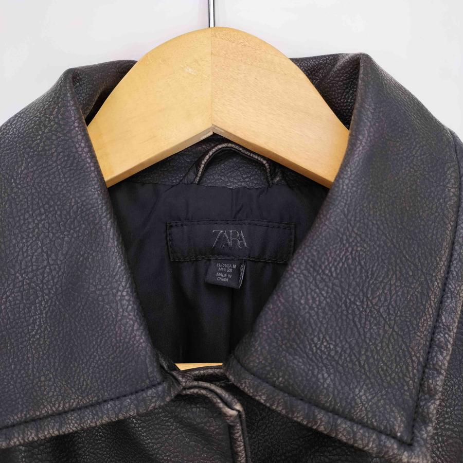 ZARA（ザラ） FAUX LEATHER JACKET フェイクレザージャケット