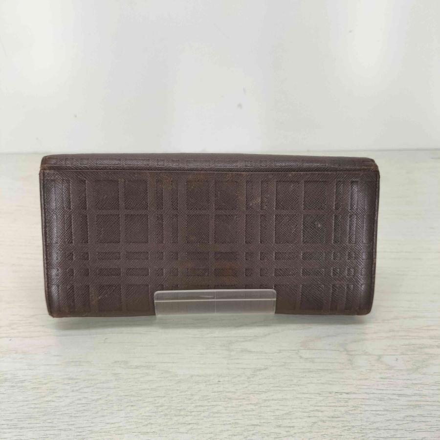 BURBERRY（バーバリー） エンボスチェック長財布 メンズ 表記無 中古
