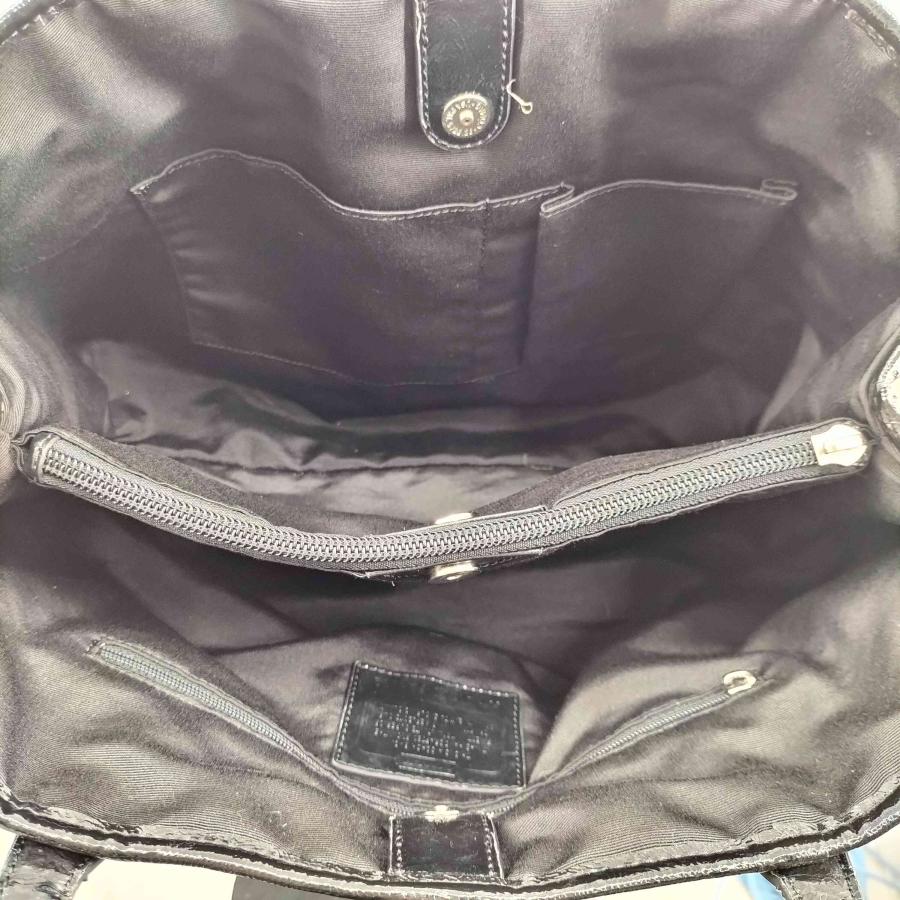 COACH（コーチ） シグネチャー パイソン柄 トートバッグ signature