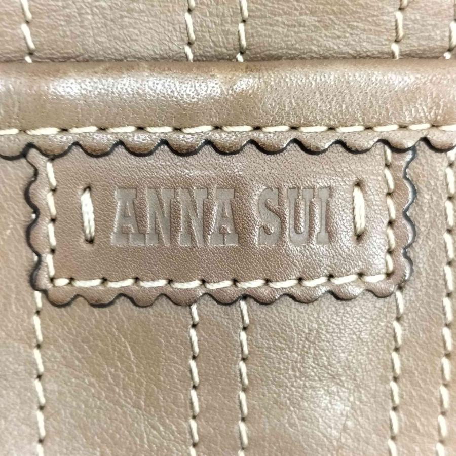 ANNA SUI（アナスイ） バタフライチャーム レザー ハンドバッグ