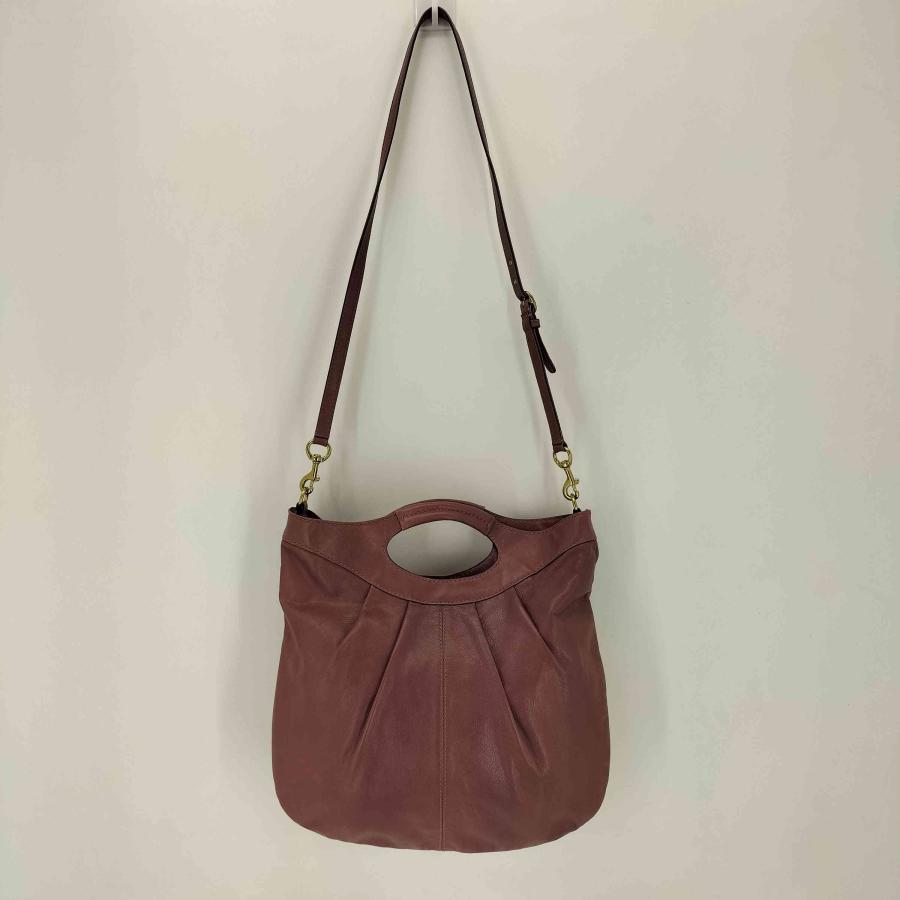 COACH（コーチ） レザー 2way ショルダーバッグ leather 2way shoulder