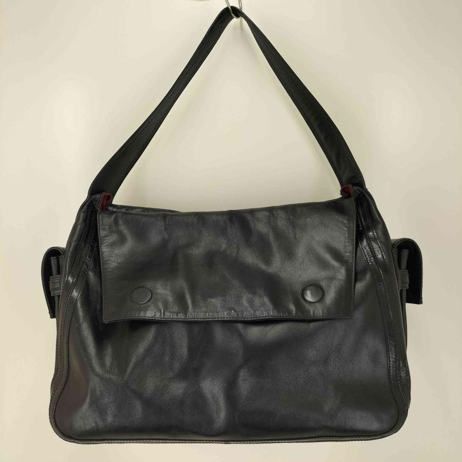 DKNY レザー　ショルダーバッグ ダナキャラン DKNY（ダナ・キャラン・ニューヨーク） 00S レザー フラップ