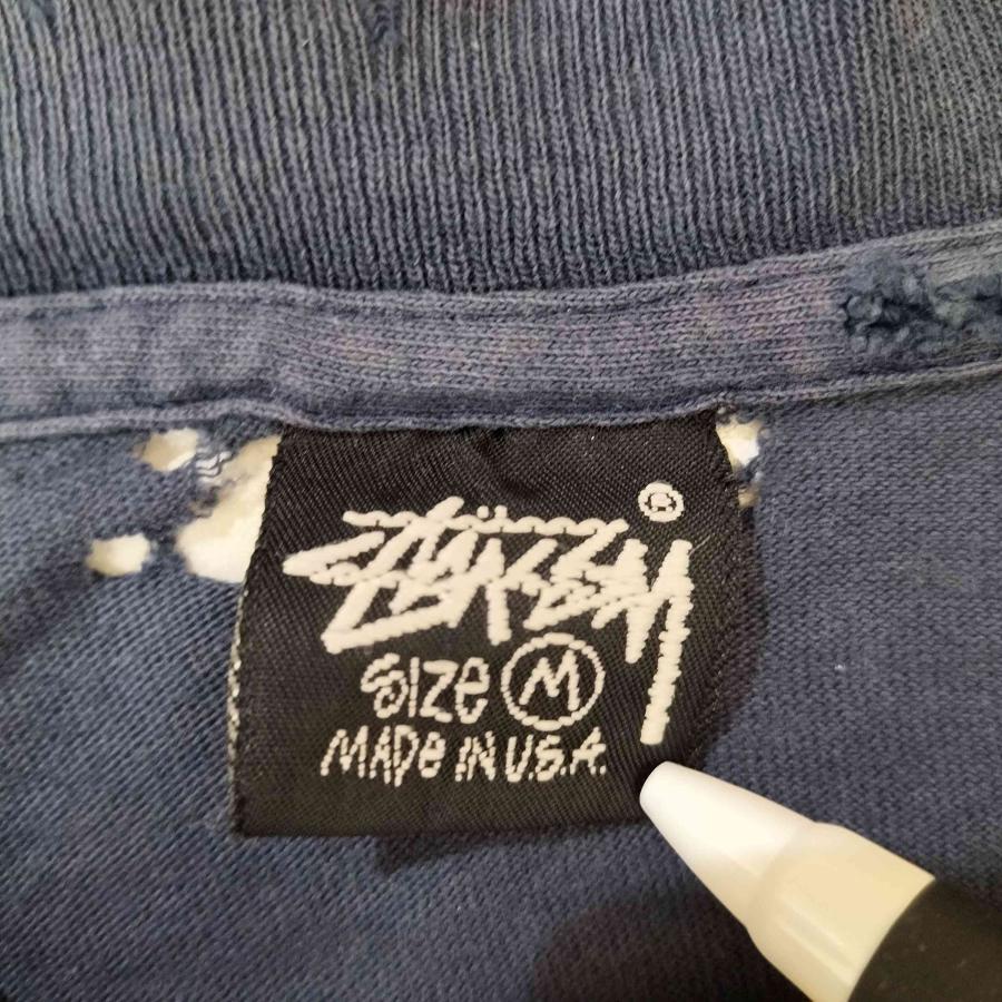 STUSSY（ステューシー） 80-90s 折れクラウン プリント Tシャツ ボロ