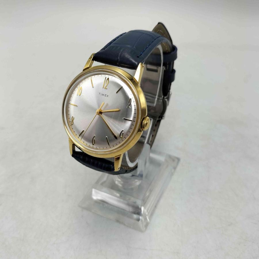 TIMEX（タイメックス） 手巻き シルバー レザー マーリン 腕時計