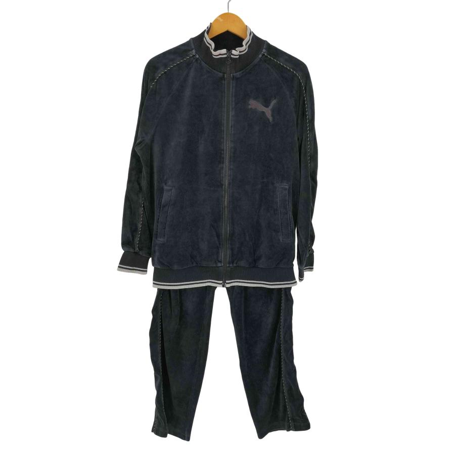PUMA ベロア　トラックジャケット　パンツ　セットアップ　ジャージ　希少　L PUMA（プーマ） ベロアトラックジャケット＆パンツセットアップ メンズ