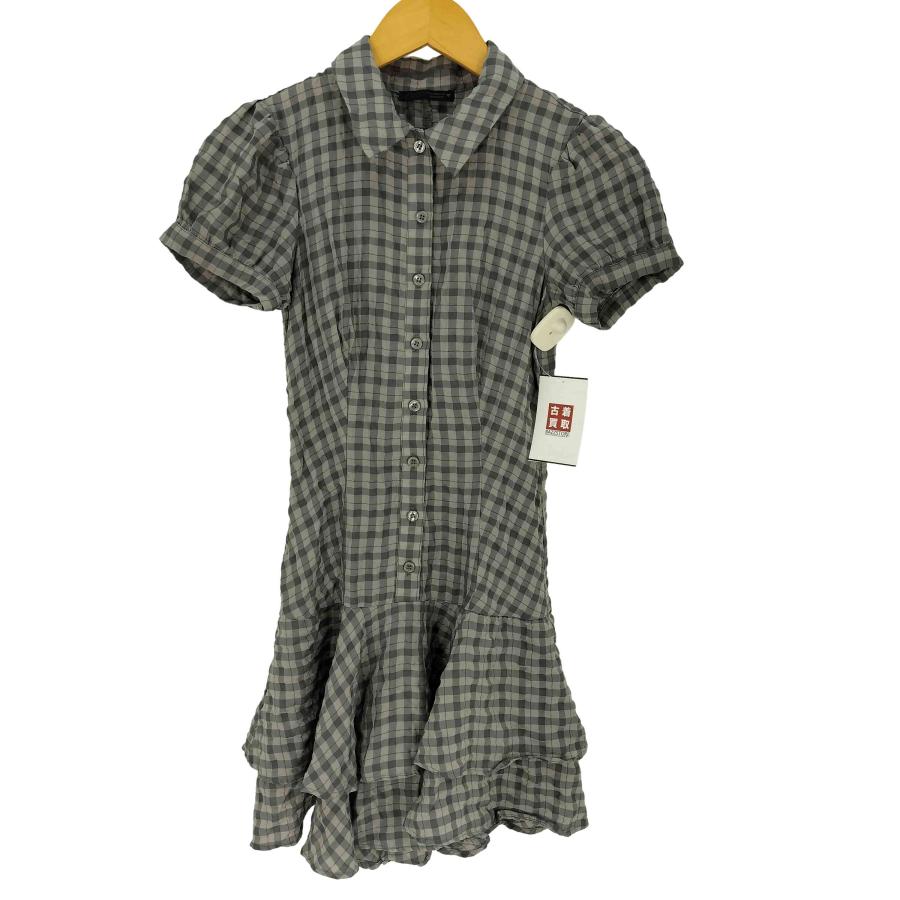フリルヘムチェックショートワンピース XS ZARA（ザラ） フリルヘムチェックショートワンピース レディース