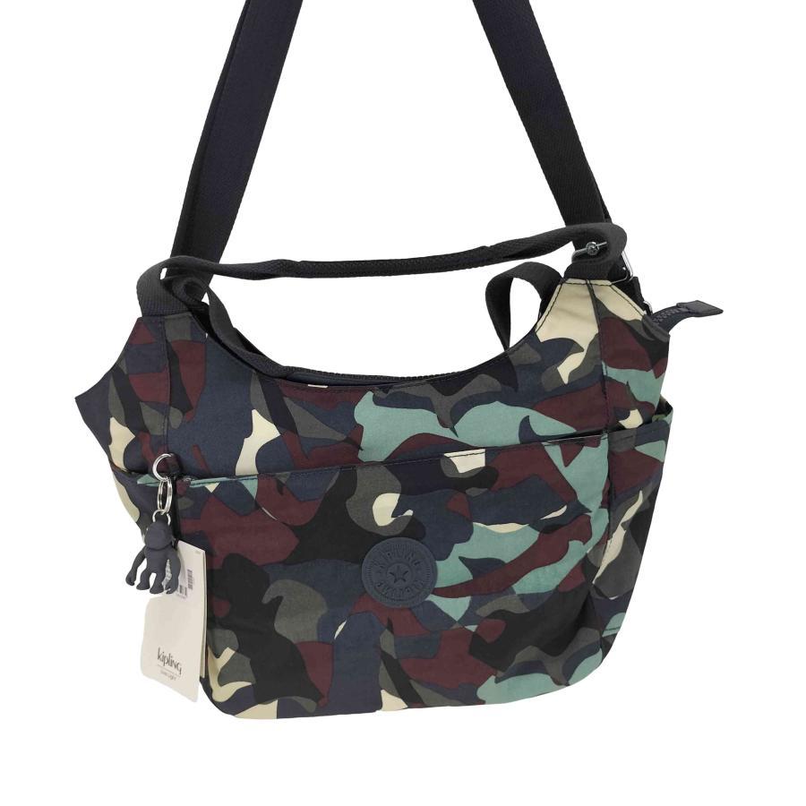 kipling（キプリング） HANYA Camo Large チャーム付き 2way カモ柄 