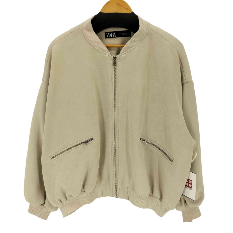 ZARA（ザラ） スエード調 ボンバージャケット レディース L 中古 古着 
