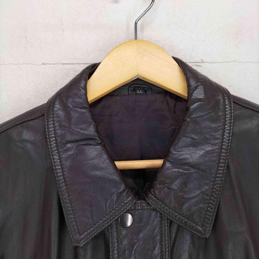 USED古着(ユーズドフルギ) cow leather カウレザー カーコート メンズ