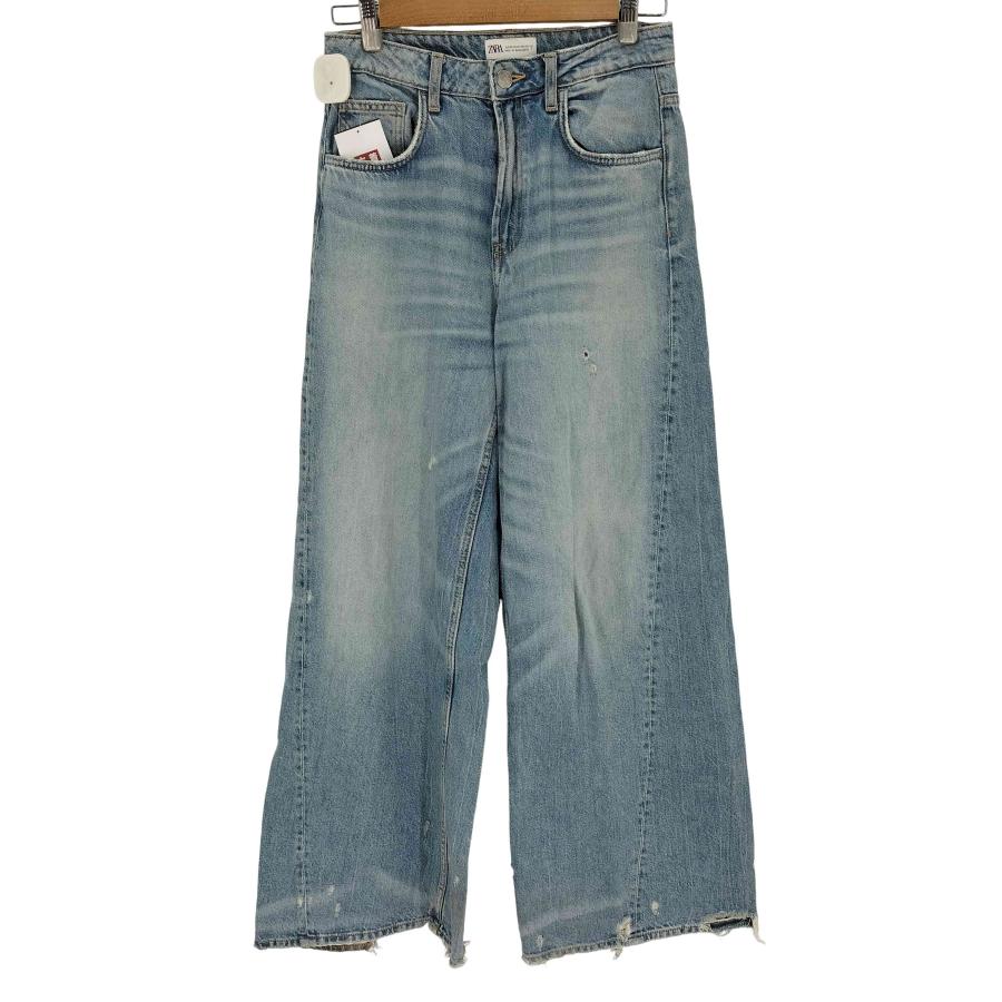 ZARA（ザラ） TRF SUPER WIDE-LEG LOW-RISE ワイドレッグ ローライズ