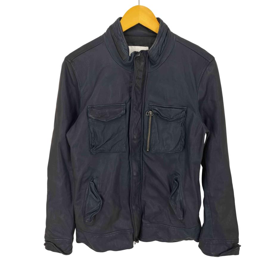 MORGAN HOMME（モルガンオム） ラムレザー シングルライダース 