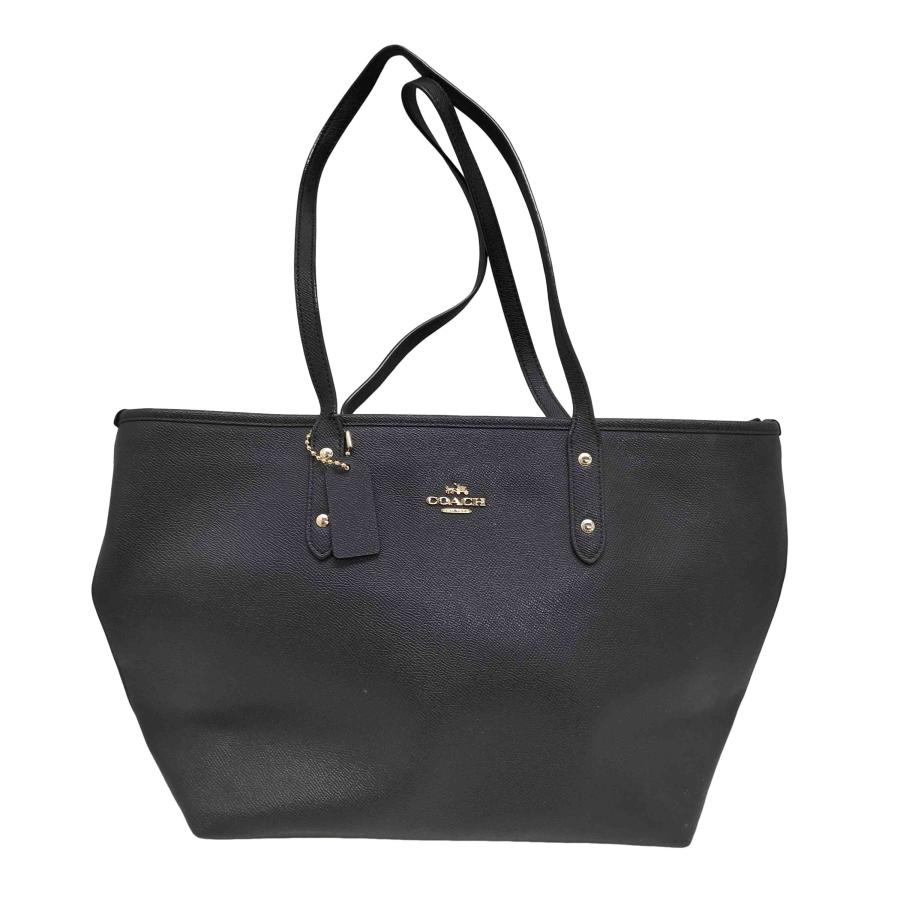 COACH（コーチ） クロスグレーン レザー シティ ジップ トートバッグ