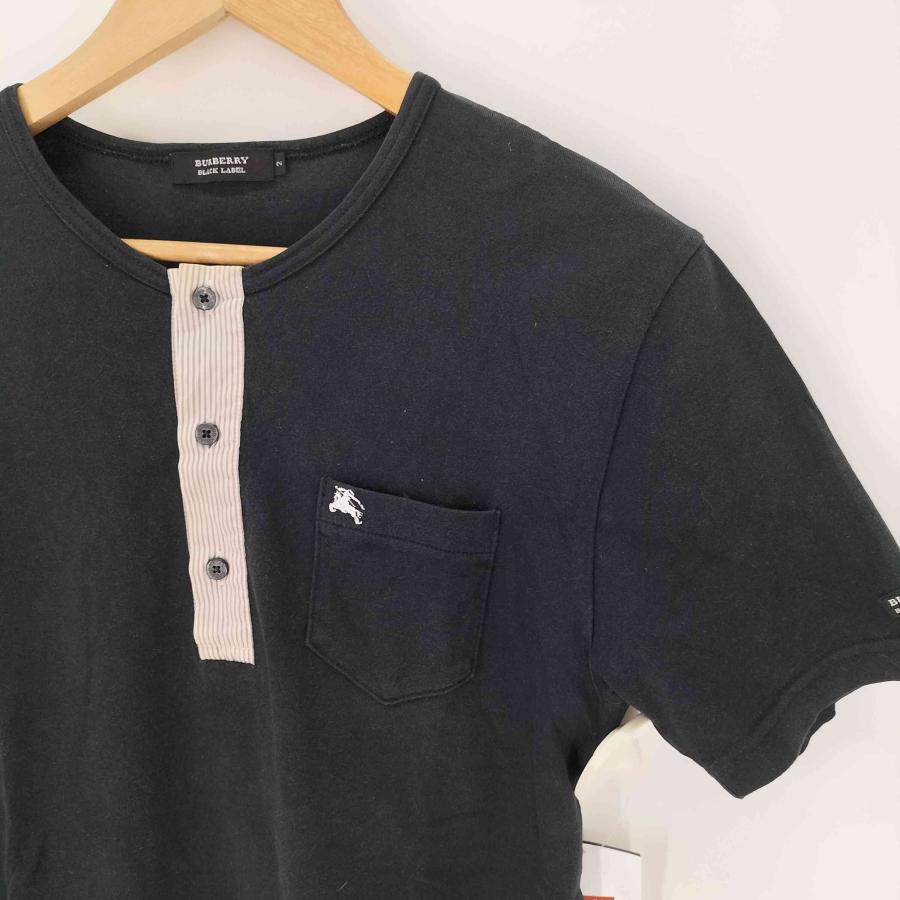 BURBERRY BLACK LABEL（バーバリーブラックレーベル） ヘンリーネック
