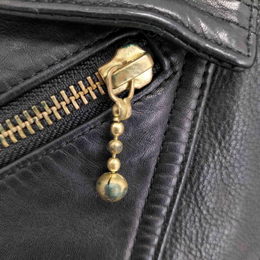 BLACK MEANS（ブラックミーンズ） レザーパンツ GOLD ZIP メンズ JPN