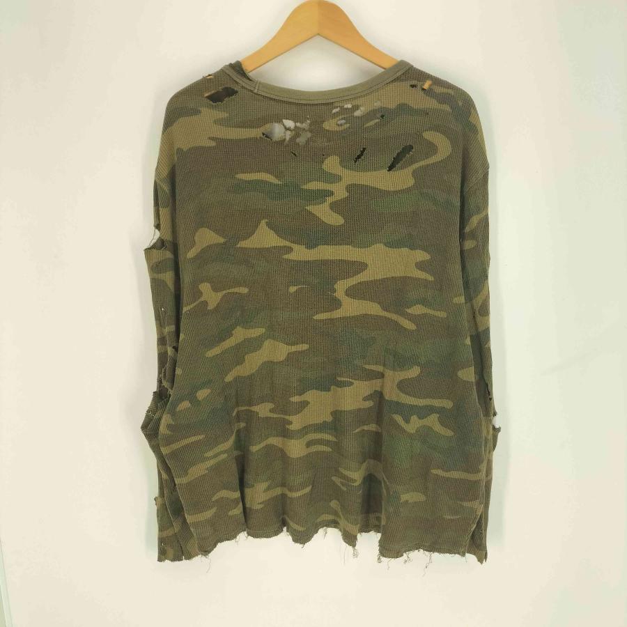 GAP（ギャップ） カモ サーマル L/S クルーネック Tシャツ メンズ