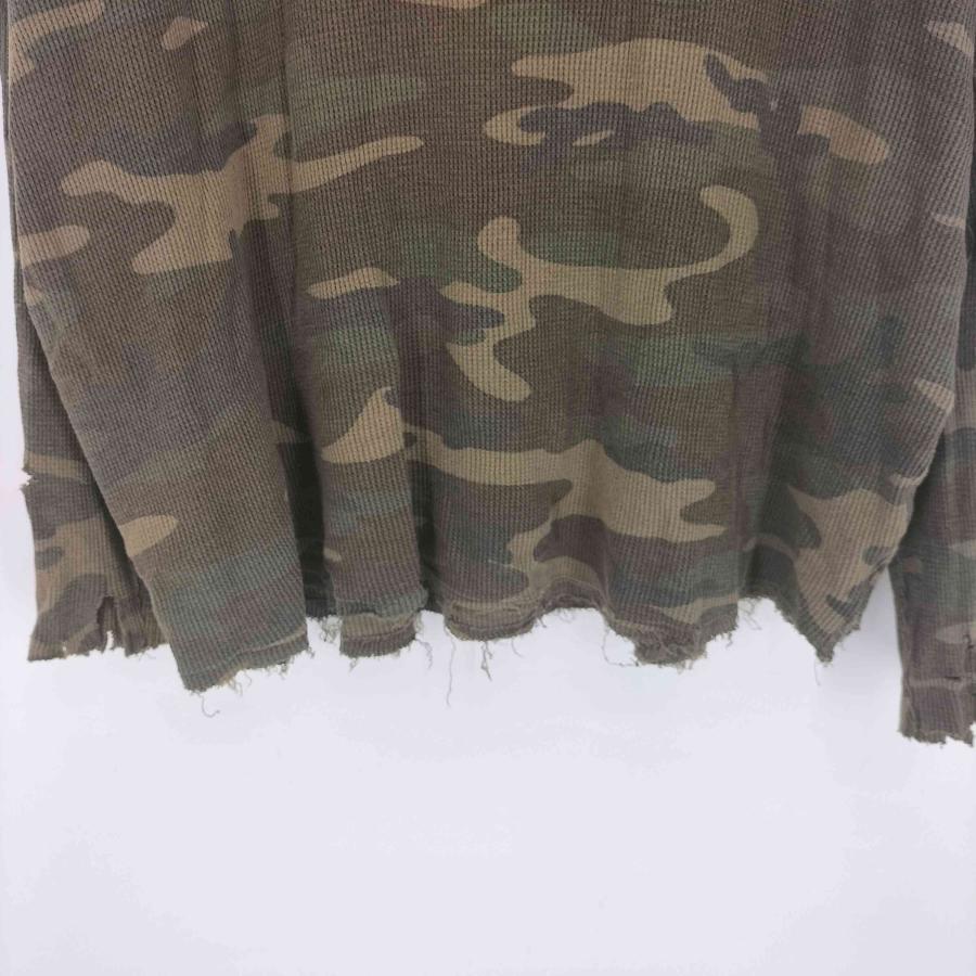 GAP（ギャップ） カモ サーマル L/S クルーネック Tシャツ メンズ